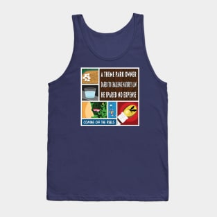 Jurassic Park Haiku Art Tank Top